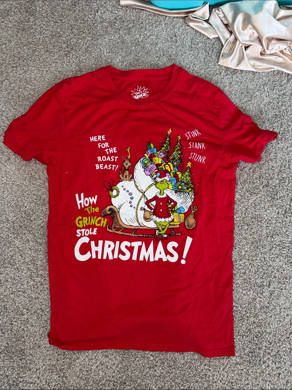 "How Stole Christmas" Red Holiday Tee - Official “The Grinch”